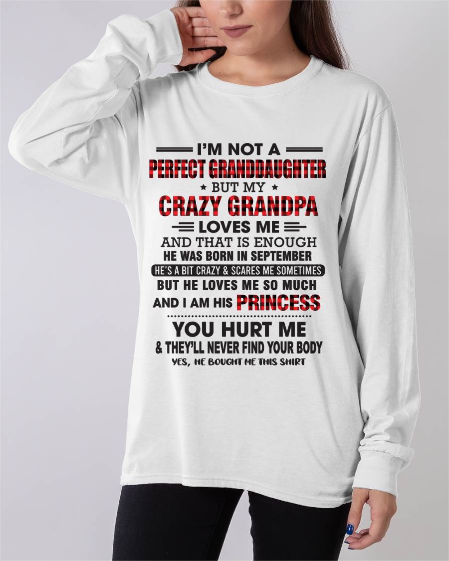 SEPTEMBER - I MAY NOT BE PERFECT, BUT I’M ALWAYS LOVED BY MY GRANDPA - FROM GRANDPA - TLEE09 (SKU26T-01285-09)