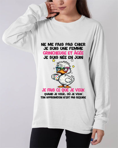 JE SUIS UNE FILLE DE JUIN - POUR FEMME - TLEE06 (SKU2604-117-06)
