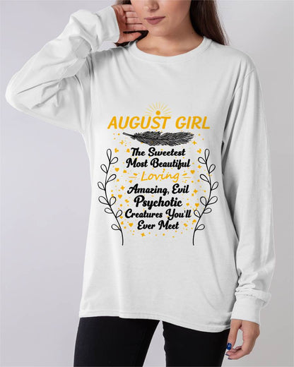 AUGUST GIRL – SWEET, BEAUTIFUL & A LITTLE PSYCHOTIC - FOR WOMEN - TLEE08 (SKU2603-297-08)