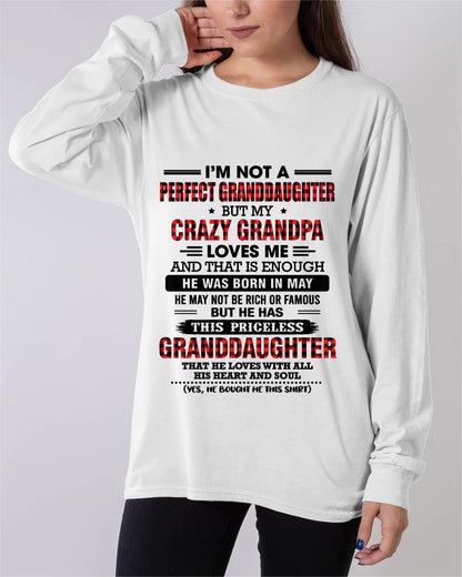 MAY - PRICELESS GRANDDAUGHTER - FROM GRANDPA - TLEE05 (SKU2608-446-05)