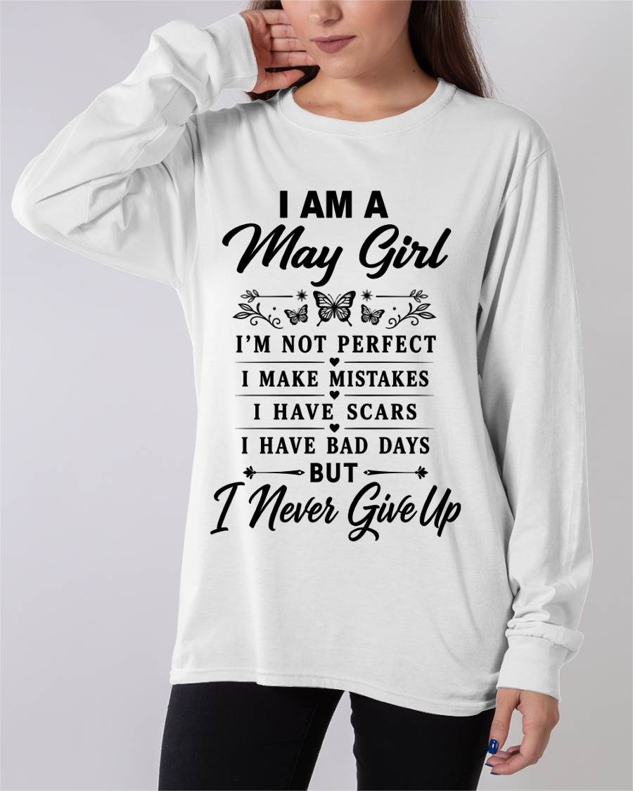 MAY GIRL NEVER GIVE UP - FOR WOMEN - TLEE05 (SKU2606-378-05)