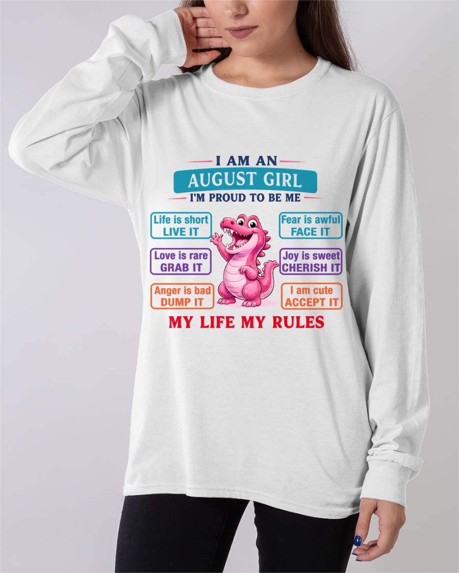 AUGUST GIRL – MY LIFE MY RULES - FOR WOMEN - TLEE08 (SKU2604-245-08)