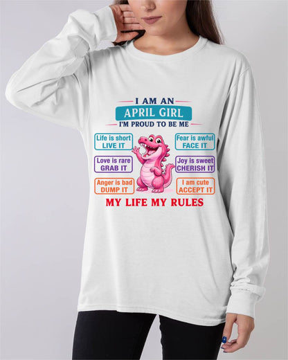 APRIL GIRL – MY LIFE MY RULES - FOR WOMEN - TLEE04 (SKU2604-245-04)