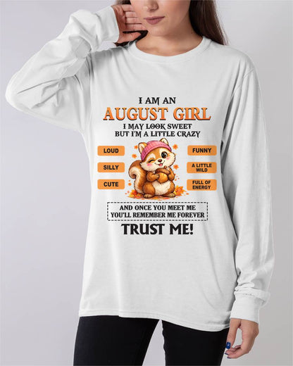 AUGUST GIRL - SWEET BUT A LITTLE CRAZY AND FULL OF ENERGY - FOR WOMEN - TLEE08 (SKU2603-126-08)