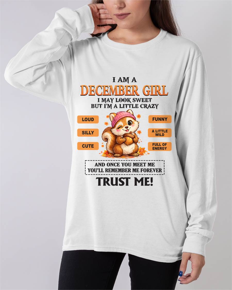 DECEMBER GIRL - SWEET BUT A LITTLE CRAZY AND FULL OF ENERGY - FOR WOMEN - TLEE12 (SKU2603-126-12)