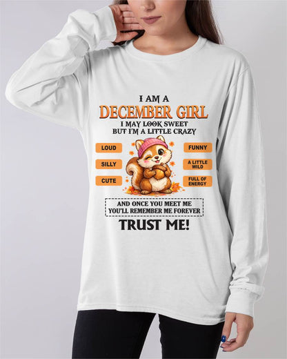 DECEMBER GIRL - SWEET BUT A LITTLE CRAZY AND FULL OF ENERGY - FOR WOMEN - TLEE12 (SKU2603-126-12)