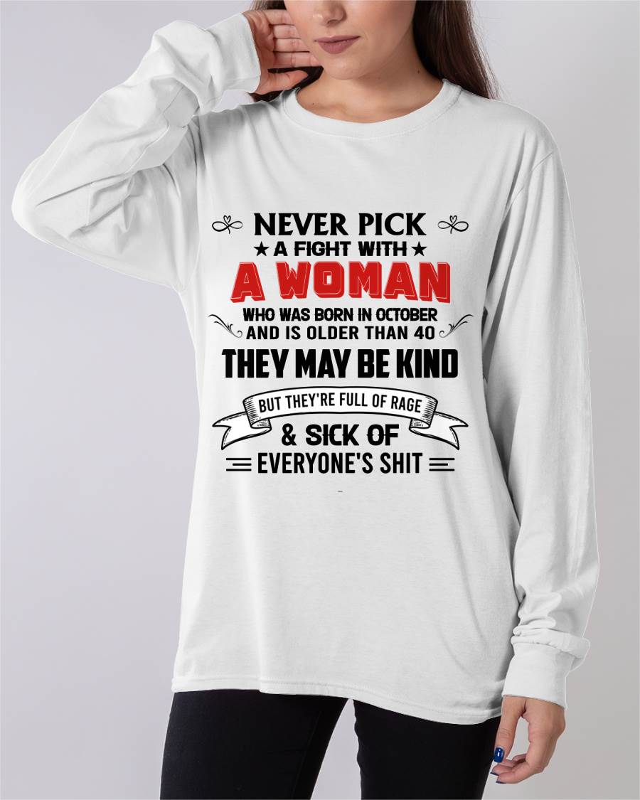 OCTOBER - I LOOK CALM, BUT I’M DONE EXPLAINING MYSELF - FOR WOMEN - TLEE10 (SKU26T-01304-10)