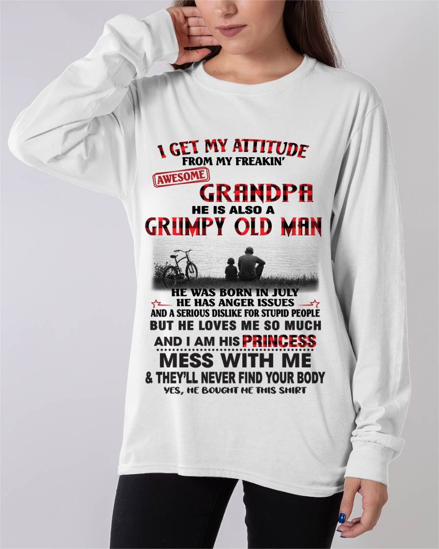 JULY GRANDPA - GRUMPY • AWESOME • PROTECTIVE - FROM GRANDPA - TLEE07 (SKU2605-176-07)