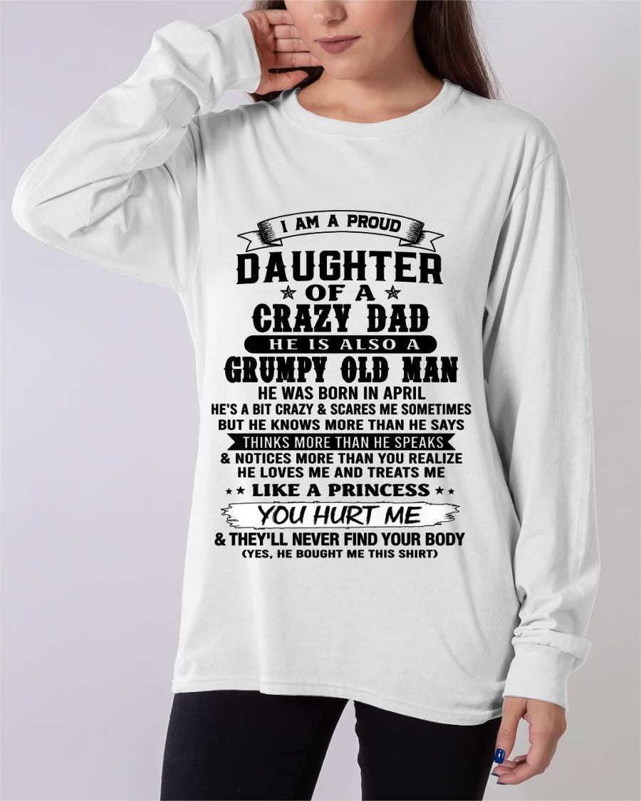APRIL - PROUD DAUGHTER OF DAD - FROM DAD - TLEE04 (SKU2606-209-04)