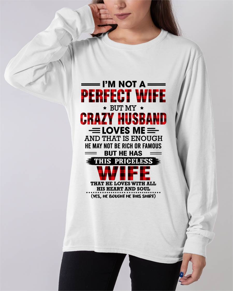 CRAZY HUSBAND LOVES ME WIFE SHIRT - FROM HUSBAND - TLEE00 (SKU2608-651-00)