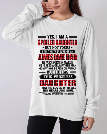 MARCH - DAD’S SPOILED DAUGHTER - FROM DAD - TLEE03 (SKU2609-31-03)