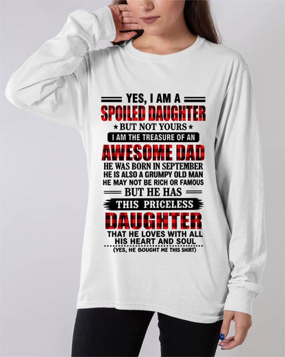 SEPTEMBER - DAD’S SPOILED DAUGHTER - FROM DAD - TLEE09 (SKU2609-31-09)
