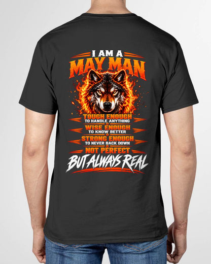 MAY – NOT PERFECT BUT ALWAYS REAL , WOLF SHIRT - FOR MAN - TLEE05 (SKU2610-56-05)