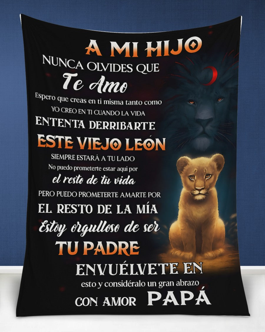 Manta para Hijo – Regalo de Consuelo y Calidez de Papá Manta Acolchada de Forro Polar Sherpa NTTDsp (SKUB11-72)