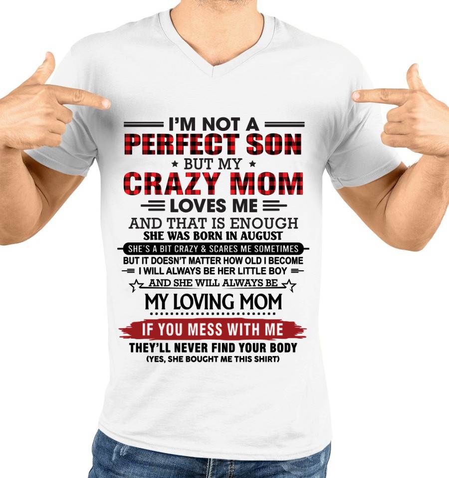 AUGUST - NO MATTER HOW OLD I GET, I’LL ALWAYS BE MY MOM’S LITTLE BOY - FROM MOM - TLEE08 (SKU2602-59-08)