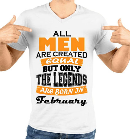 FEBRUARY BORN – ONLY LEGENDS ARE CREATED - FOR MAN - TLEE02 (SKU2606-281-02)
