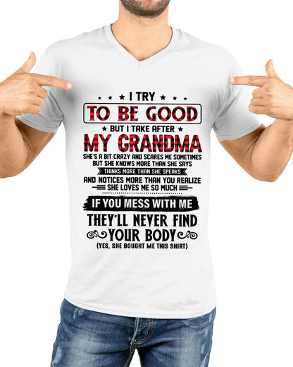 I TRY TO BE GOOD BUT I TAKE AFTER MY GRANDMA - FROM GRANDMA - TLEE00 (SKU07-102-00)