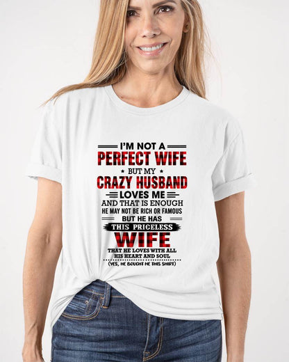 CRAZY HUSBAND LOVES ME WIFE SHIRT - FROM HUSBAND - TLEE00 (SKU2608-651-00)