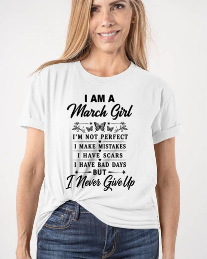 MARCH GIRL NEVER GIVE UP - FOR WOMEN - TLEE03 (SKU2606-378-03)