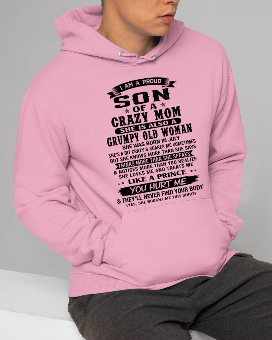 JULY - PROUD SON OF A FREAKIN' AWESOME MOM - FROM MOM - TLEE07 (SKU2607-60-07)