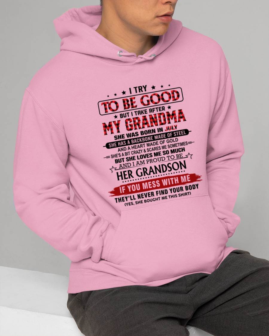 JULY - I TRY TO BE GOOD BUT I TAKE AFTER MY GRANDMA - FROM GRANDMA - TLEE07 (SKU26T-01289-07)