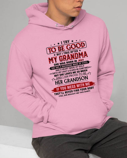 JULY - I TRY TO BE GOOD BUT I TAKE AFTER MY GRANDMA - FROM GRANDMA - TLEE07 (SKU26T-01289-07)