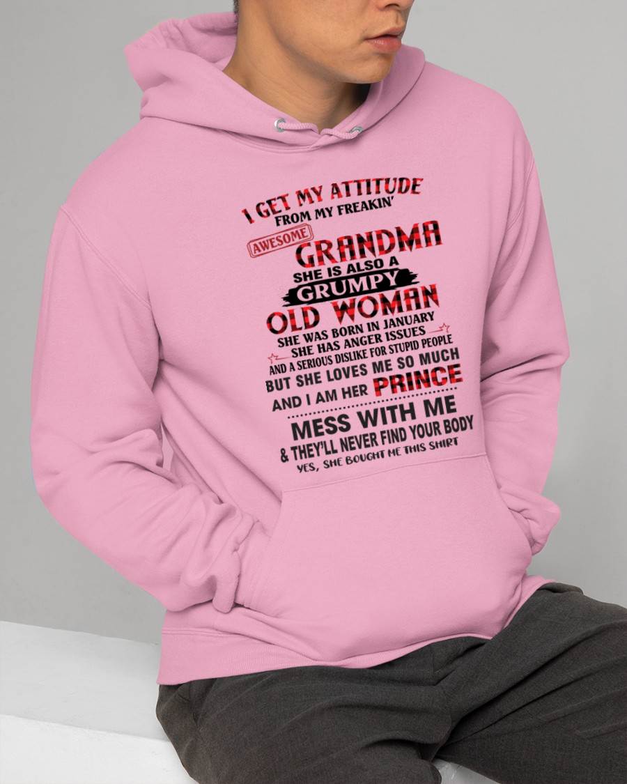 JANUARY - I GET MY ATTITUDE FROM MY FREAKIN’ AWESOME GRANDMA - FROM GRANDMA - TLEE01 (SKU2603-157-01)
