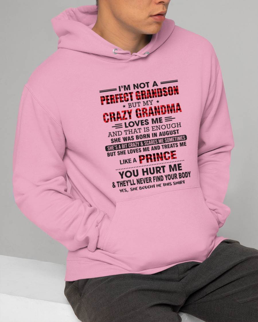 AUGUST - PROUD GRANDSON OF A CRAZY GRANDMA - FROM GRANDMA - TLEE08 (SKU2603-71-08)