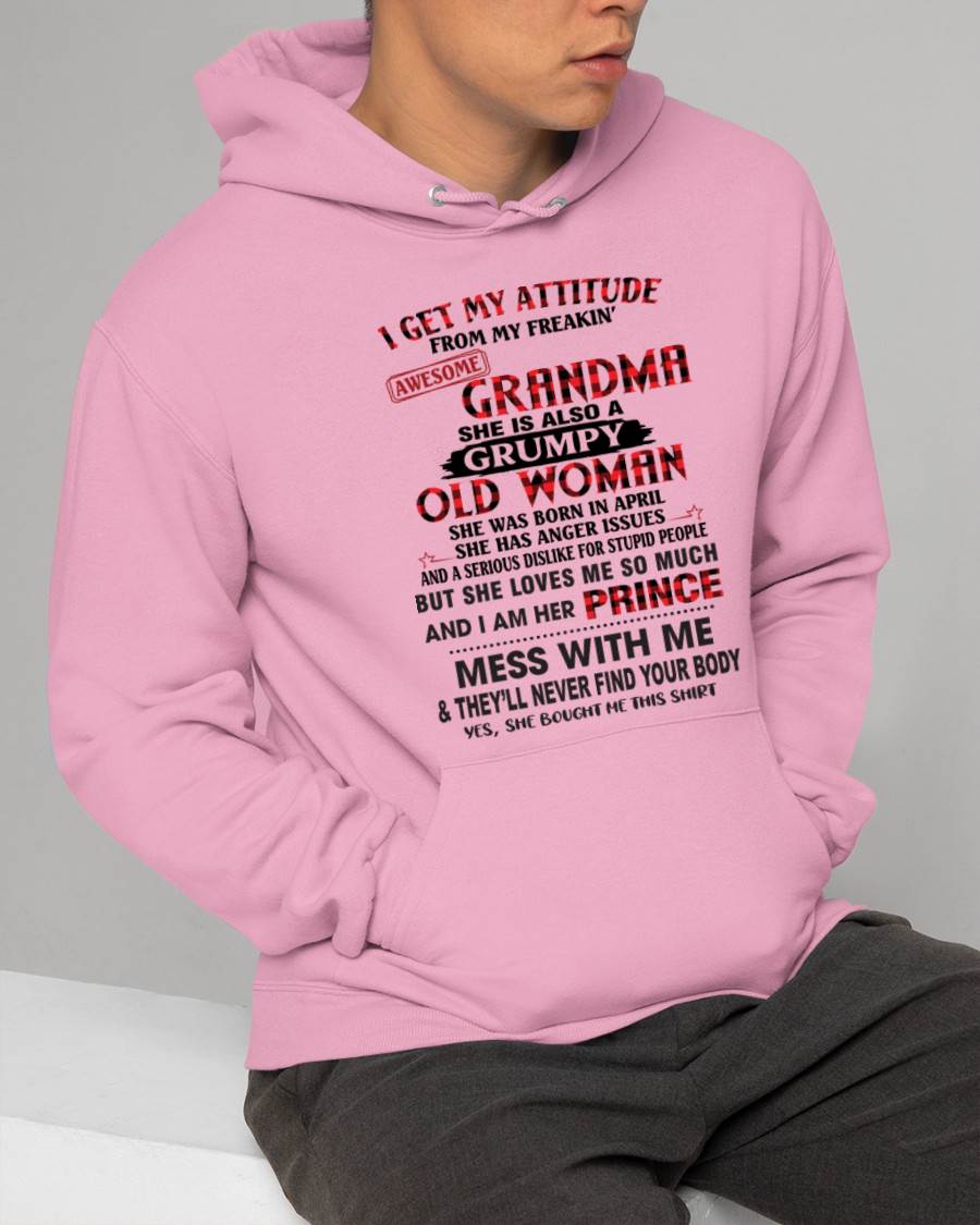 APRIL - I GET MY ATTITUDE FROM MY FREAKIN’ AWESOME GRANDMA - FROM GRANDMA - TLEE04 (SKU2603-157-04)