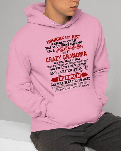 MAY - GRANDMA’S BOY – LOVED, SPOILED & PROTECTED - FROM GRANDMA - TLEE05 (SKU2602-128-05)
