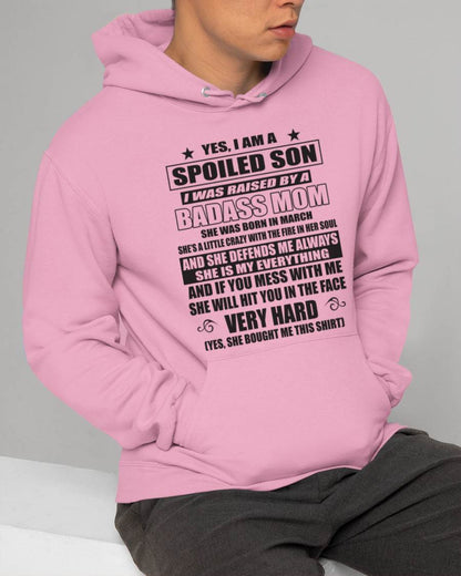 MARCH MOM — MY MOM RAISED ME WITH LOVE AND ATTITUDE - FROM MOM - TLEE03 (SKU2605-282-03)