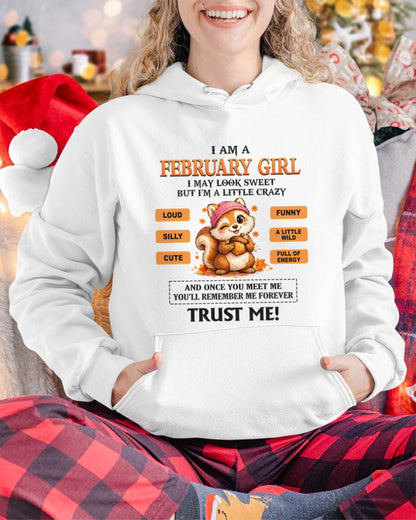 FEBRUARY GIRL - SWEET BUT A LITTLE CRAZY AND FULL OF ENERGY - FOR WOMEN - TLEE02 (SKU2603-126-02)