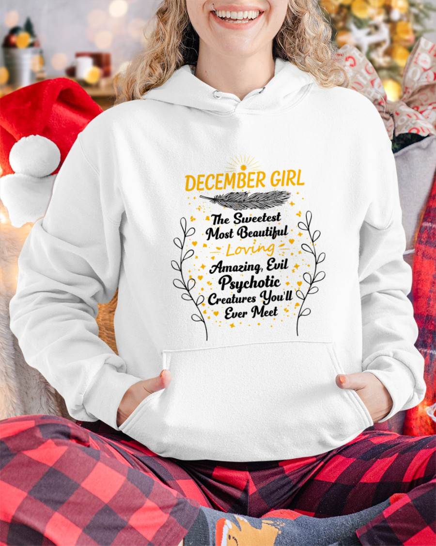 DECEMBER GIRL – SWEET, BEAUTIFUL & A LITTLE PSYCHOTIC - FOR WOMEN - TLEE12 (SKU2603-297-12)
