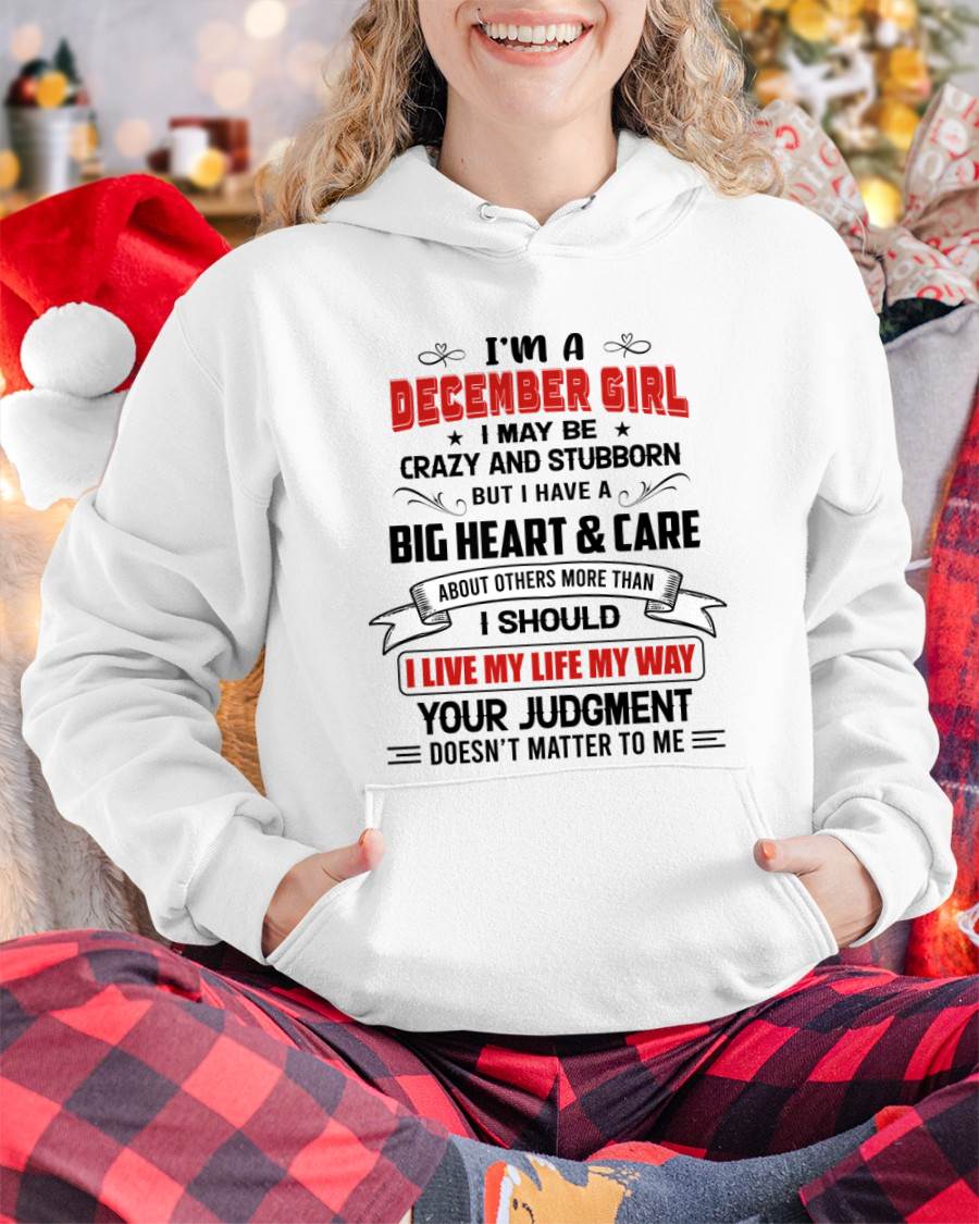 DECEMBER - MY LIFE, MY RULES, AND I STAND BY EVERY CHOICE I MAKE - FOR WOMEN - TLEE12 (SKU26T-01239-12)