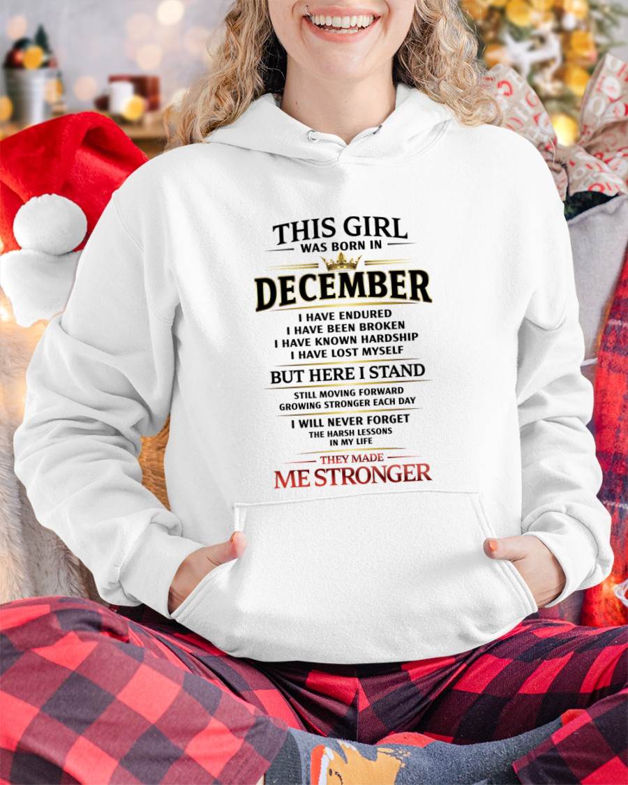 DECEMBER - THE LESSONS HURT, BUT THEY MADE ME STRONGER - FOR WOMEN - TLEE12 (SKU2602-217-12)