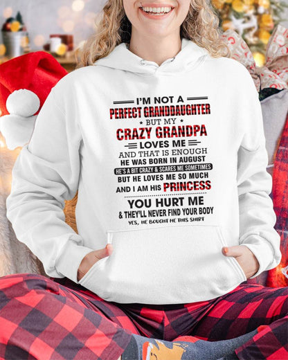 AUGUST - I MAY NOT BE PERFECT, BUT I’M ALWAYS LOVED BY MY GRANDPA - FROM GRANDPA - TLEE08 (SKU26T-01285-08)