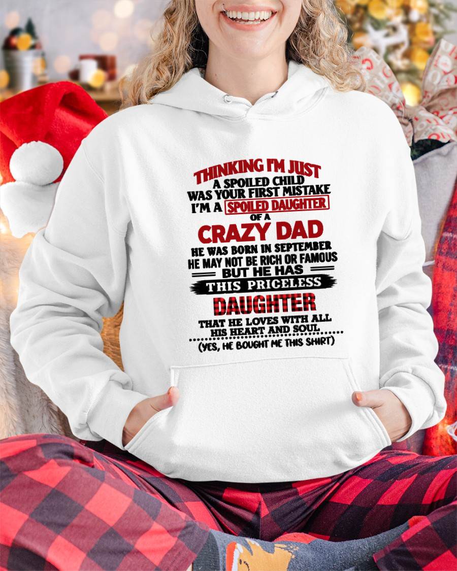 SEPTEMBER - SPOILED DAUGHTER OF A CRAZY DAD - FROM DAD - TLEE09 (SKU2610-884-09)