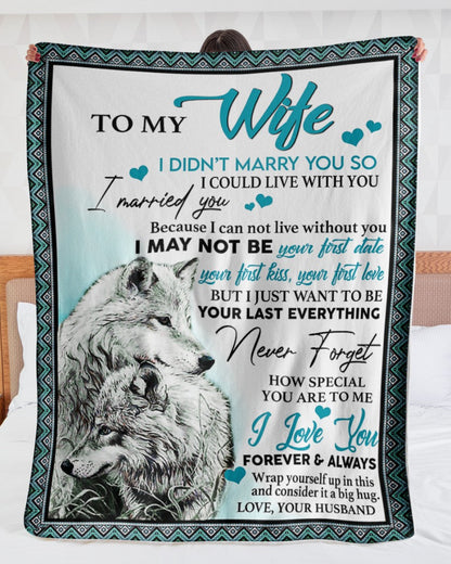 Special Gift For Wife Blanket - From Husband