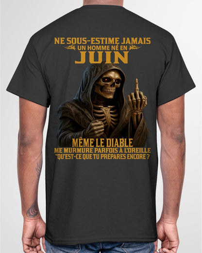 NE SOUS-ESTIME JAMAIS UN HOMME NÉ EN JUIN Fr06 TLEE06 male (SKU12-305-06)