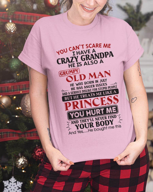 JULY - YOU CAN'T SCARE ME I HAVE A CRAZY GRANDPA HE IS ALSO A GRUMPY OLD MAN - FROM GRANDPA - TLEE07 (SKU09-143-07)