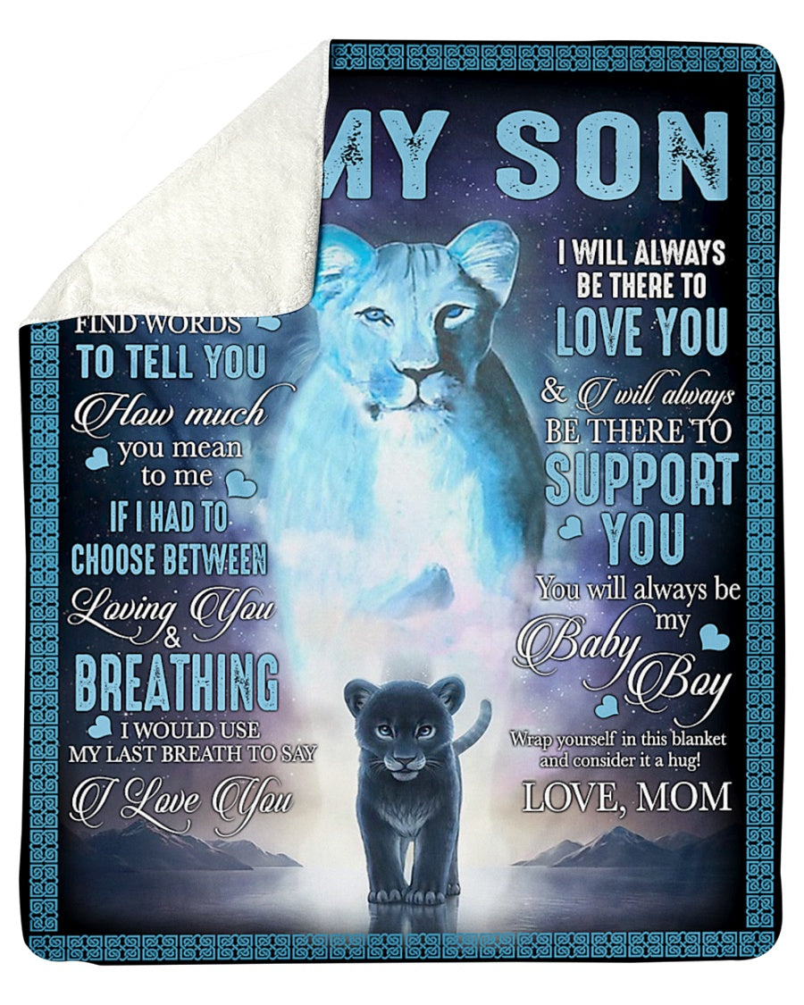 Perfect Gift For Son - from mom blanket (SKUB06-84)