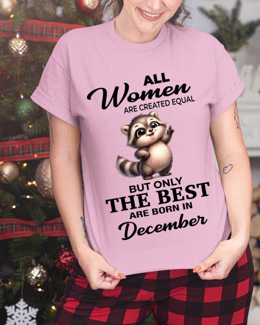 DECEMBER BORN WOMEN ARE THE BEST - FOR WOMEN - TLEE12 (SKU2604-78-12)