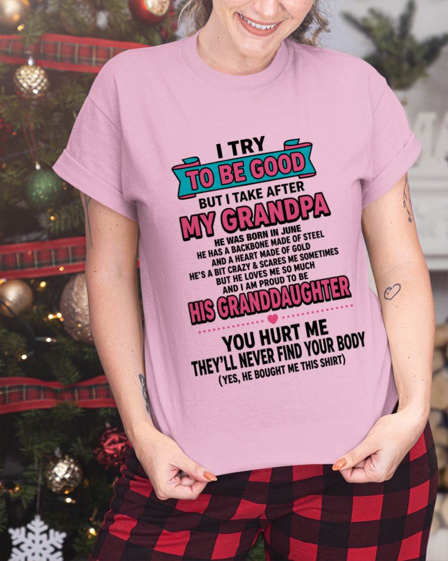 JUNE - I TRY TO BE GOOD BUT I TAKE AFTER MY GRANDPA - FROM GRANDPA - TLEE06 (SKU2606-212-06)