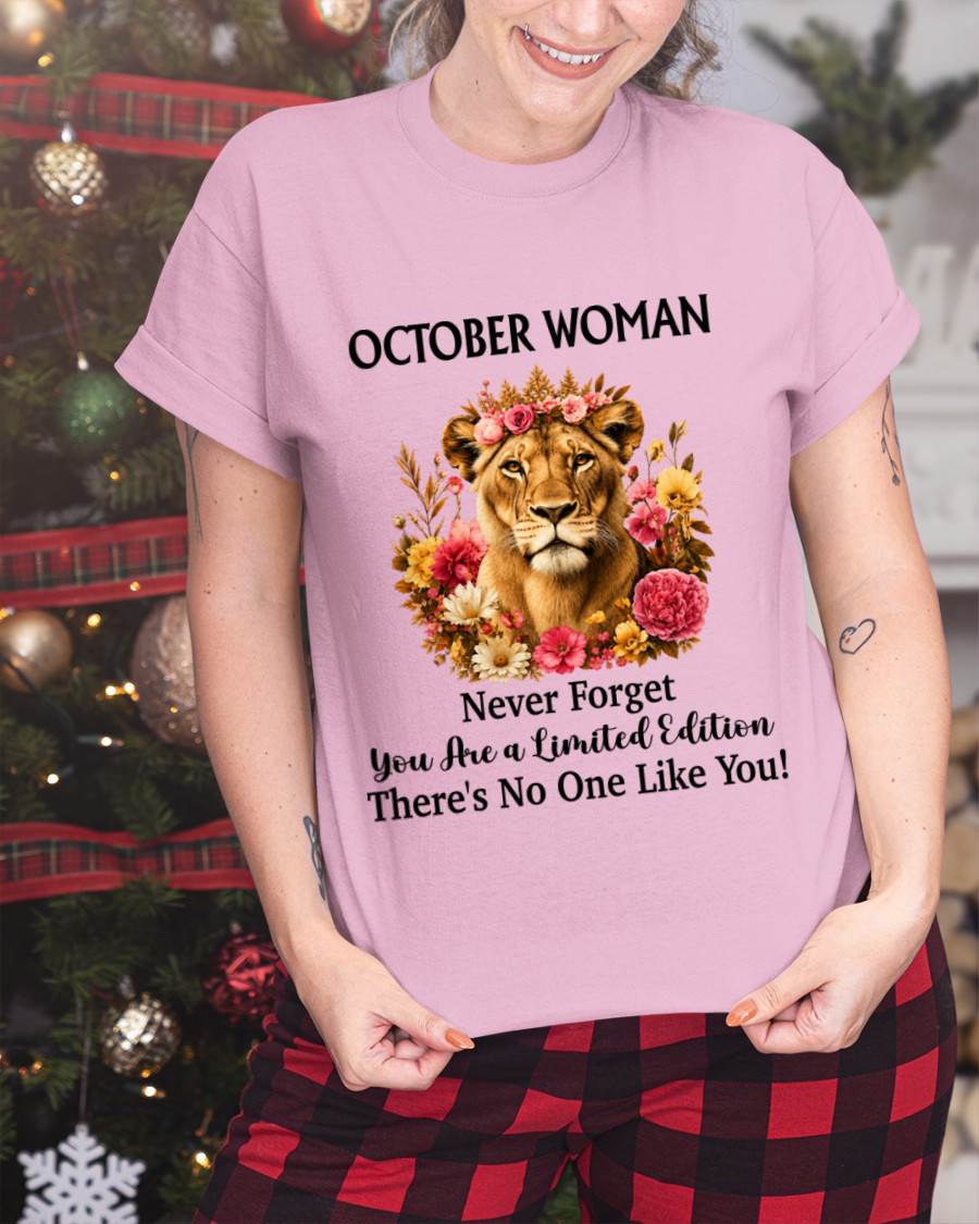 OCTOBER WOMAN – PROUD TO BE DIFFERENT - FOR WOMEN - TLEE10 (SKU2607-74-10)
