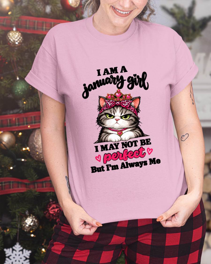 JANUARY GIRL CAT SHIRT – ALWAYS ME - FOR WOMEN - TLEE01 (SKU2610-100-01)