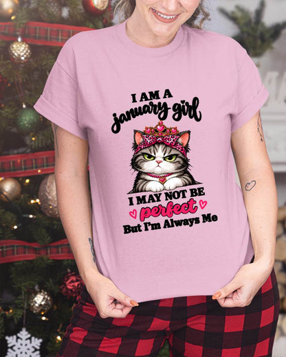 JANUARY GIRL CAT SHIRT – ALWAYS ME - FOR WOMEN - TLEE01 (SKU2610-100-01)