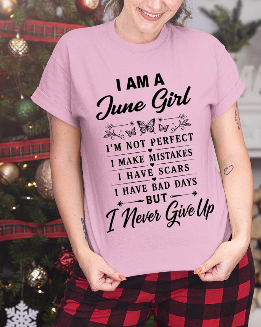 JUNE GIRL NEVER GIVE UP - FOR WOMEN - TLEE06 (SKU2606-378-06)