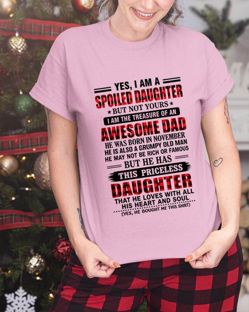 NOVEMBER - DAD’S SPOILED DAUGHTER - FROM DAD - TLEE11 (SKU2609-31-11)