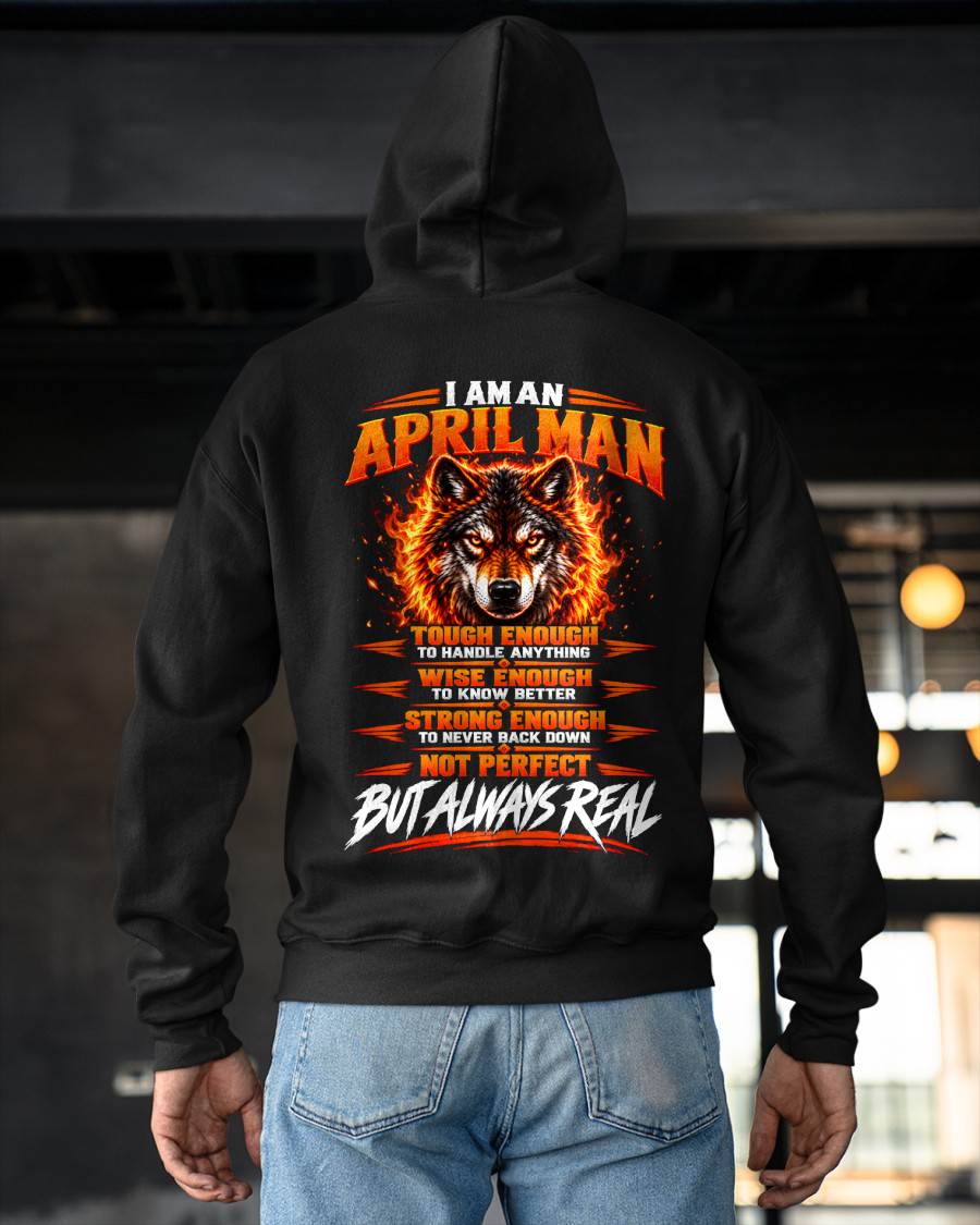 APRIL – NOT PERFECT BUT ALWAYS REAL , WOLF SHIRT - FOR MAN - TLEE04 (SKU2610-56-04)