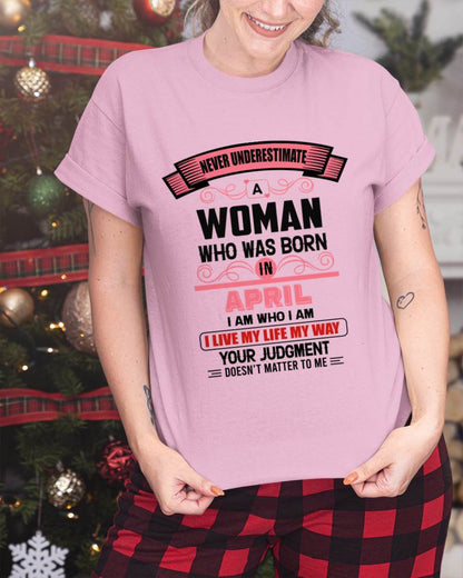 APRIL - I AM WHO I AM — CONFIDENT, INDEPENDENT, AND UNAPOLOGETIC - FOR WOMEN - TLEE04 (SKU2602-91-04)